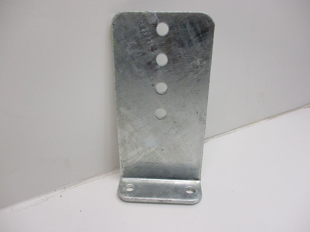 (1) Vertical Pontoon Boat Trailer Bunk Bolster L Bracket  / 5" by 10" Galvanized