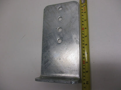 (4) Vertical Pontoon Boat Trailer Bunk Bolster L Brackets / 5" by 10" Galvanized