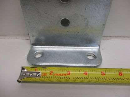 (4) Vertical Pontoon Boat Trailer Bunk Bolster L Brackets  / 5" by 6" Galvanized