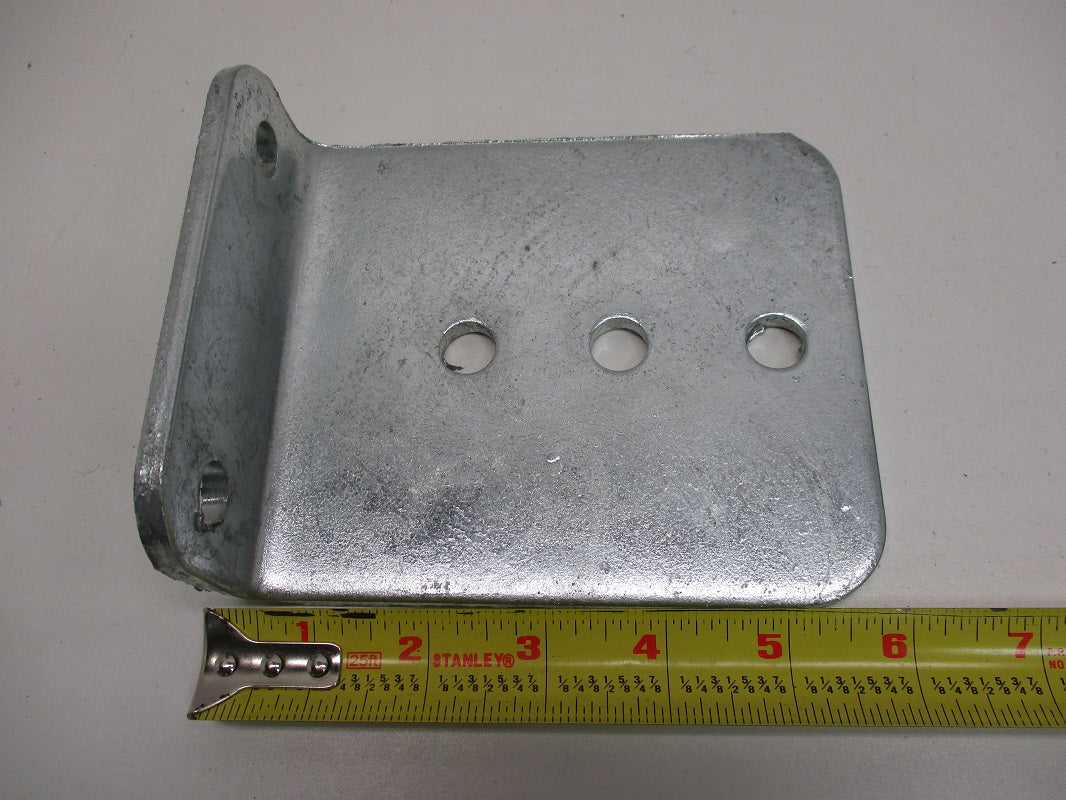 (4) Vertical Pontoon Boat Trailer Bunk Bolster L Brackets  / 5" by 6" Galvanized