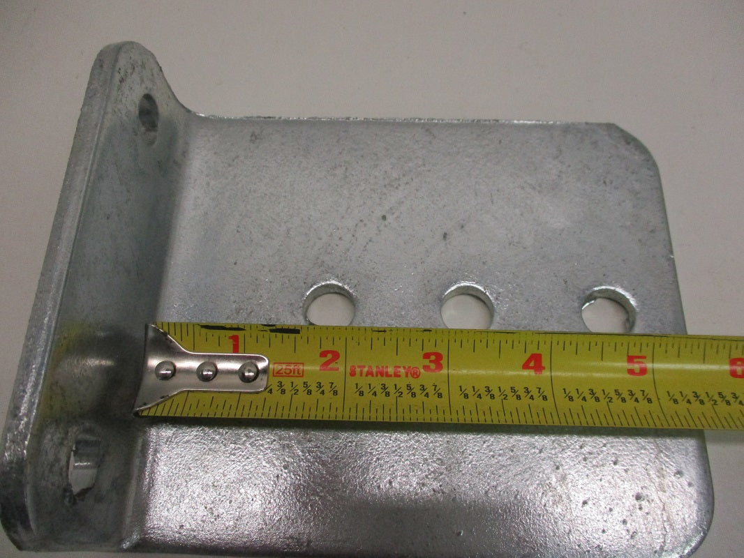 (4) Vertical Pontoon Boat Trailer Bunk Bolster L Brackets  / 5" by 6" Galvanized
