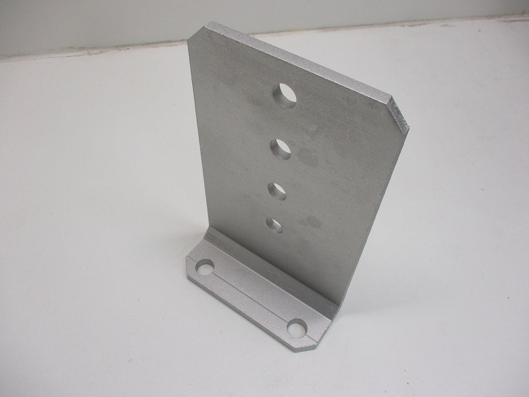 (1) Vertical Pontoon Boat Trailer Bunk Bolster L Bracket  / 5" by 10" Galvanized