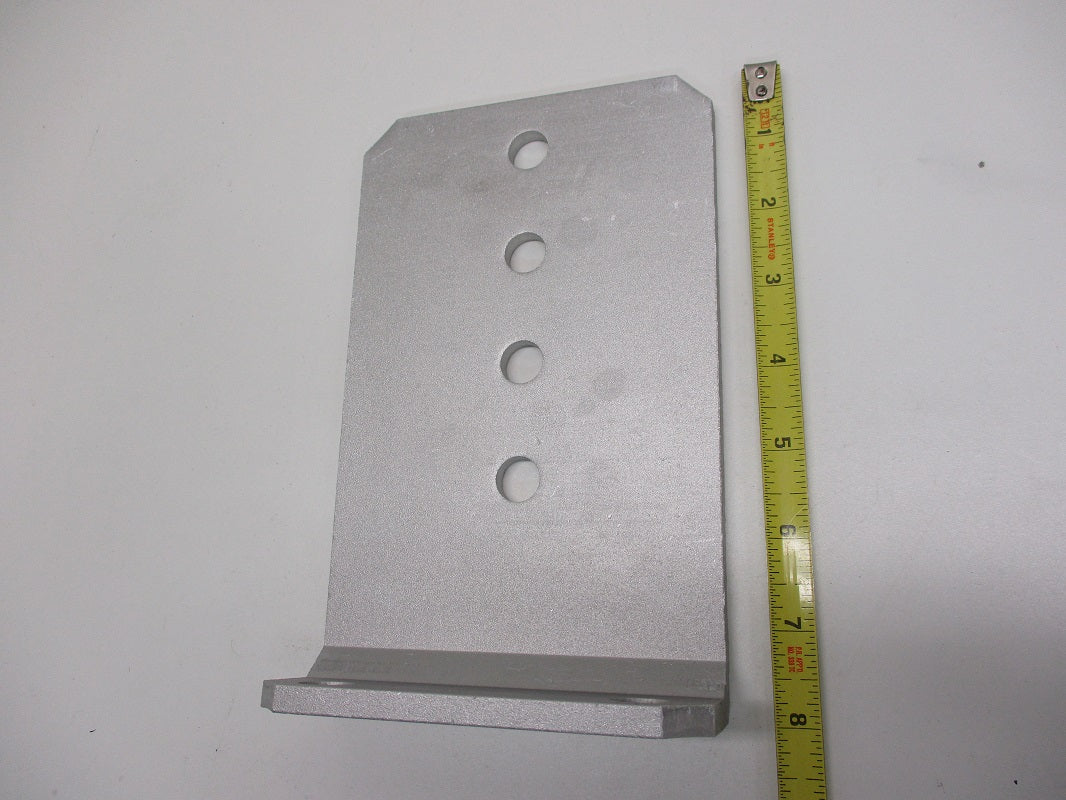(1) Vertical Pontoon Boat Trailer Bunk Bolster L Bracket  / 5" by 10" Galvanized