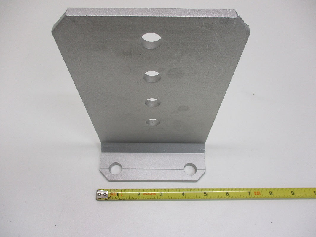 (1) Vertical Pontoon Boat Trailer Bunk Bolster L Bracket  / 5" by 10" Galvanized
