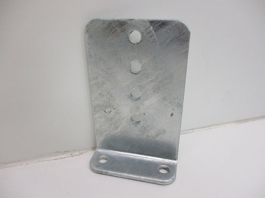(1) Vertical Pontoon Boat Trailer Bunk Bolster L Bracket  / 5" by 8" Galvanized