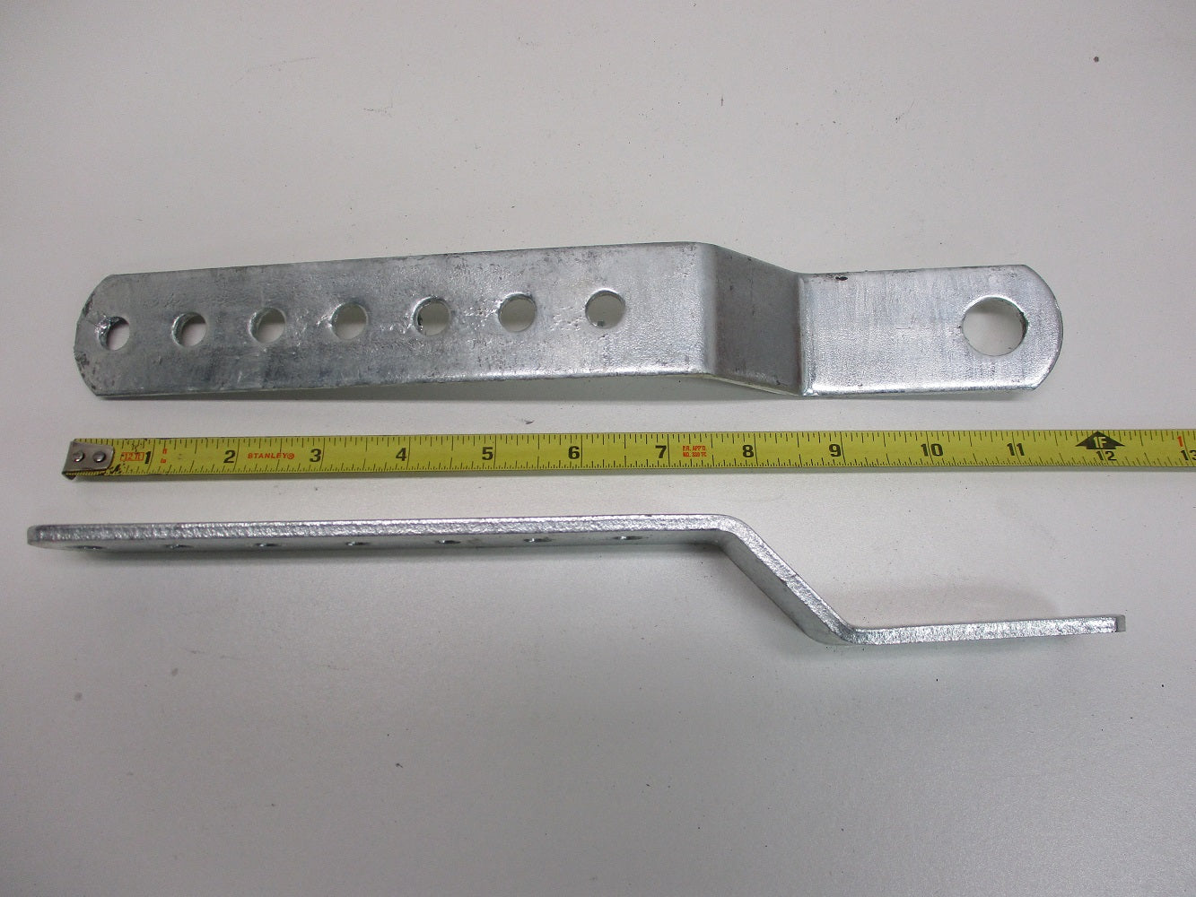Boat Trailer Keel Roller Adjustable Bracket Kit / Two Galvanized 11.5" Brackets