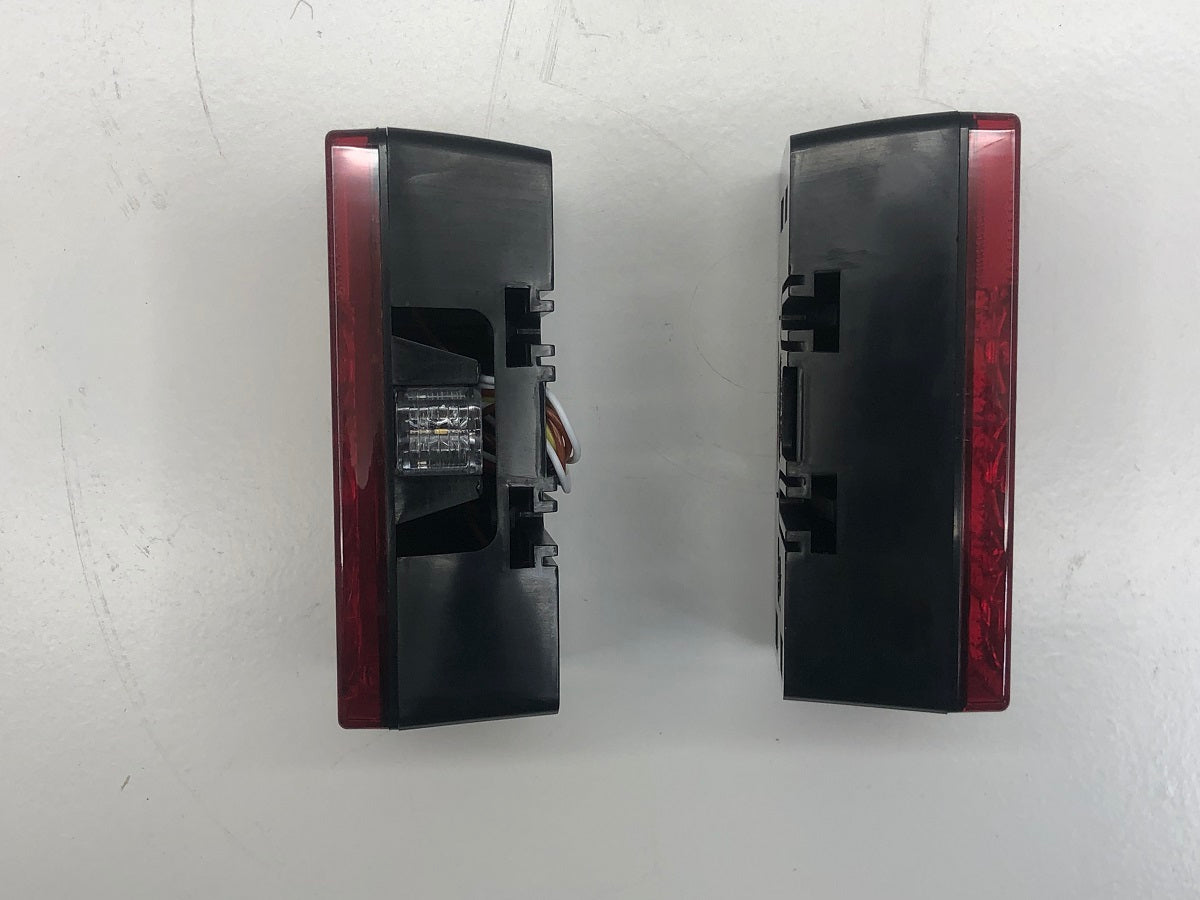 One pair of 6" x 3.5" Box (8) Function LED Taillight Brake/Turn Both RH and LH