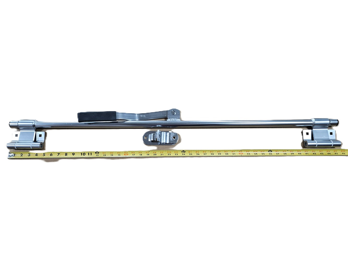 Aluminum Cam Bar 45" Trailer Swing Ramp Door Lock Hinged Hasp Latch Handle