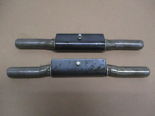 (2) Trailer Ramp Door Hinges / Weld On / 1" x 10" / Grease Fitting / 9 ga. Steel
