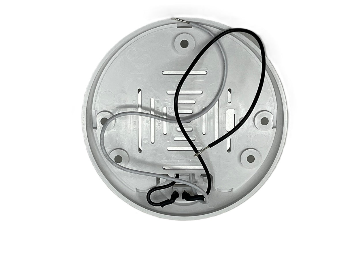 (10) White LED White Base 4.5-inch Round Camper RV Trailer Dome Light / Switch