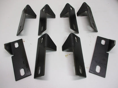 (4) Weld On Steel Pontoon Boat Trailer Bunk Bolster Frame Support Brackets / L-R