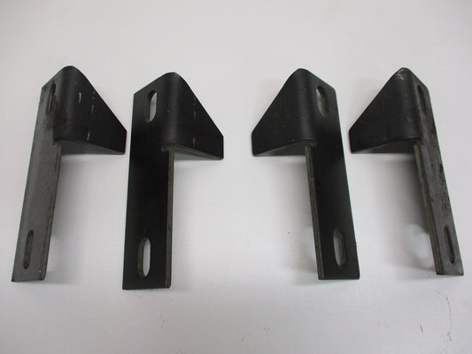 (2) Weld On Steel Pontoon Boat Trailer Bunk Bolster Frame Support Brackets / L-R