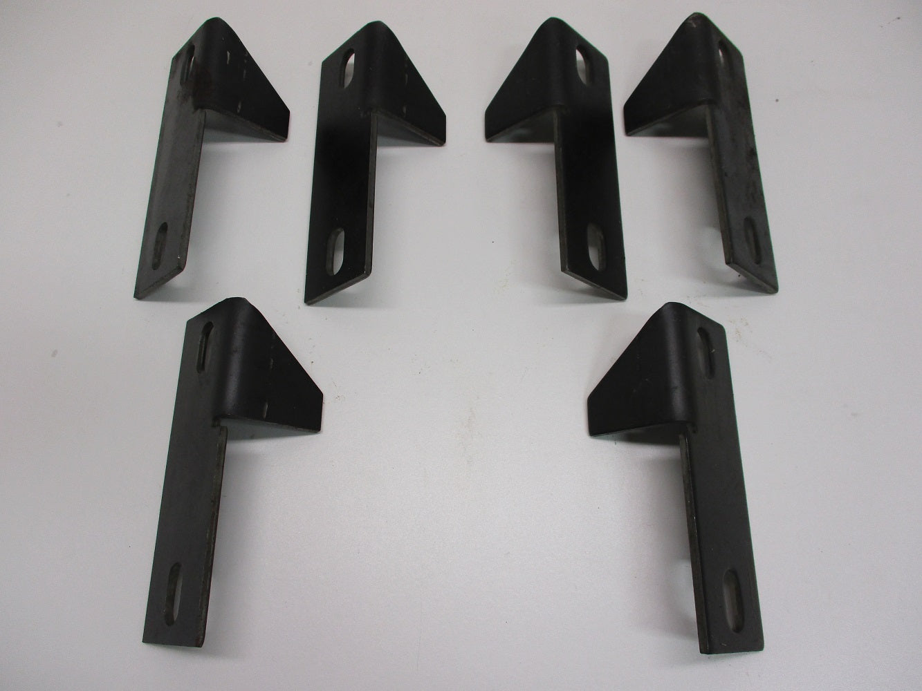 (3) Weld On Steel Pontoon Boat Trailer Bunk Bolster Frame Support Brackets / L-R