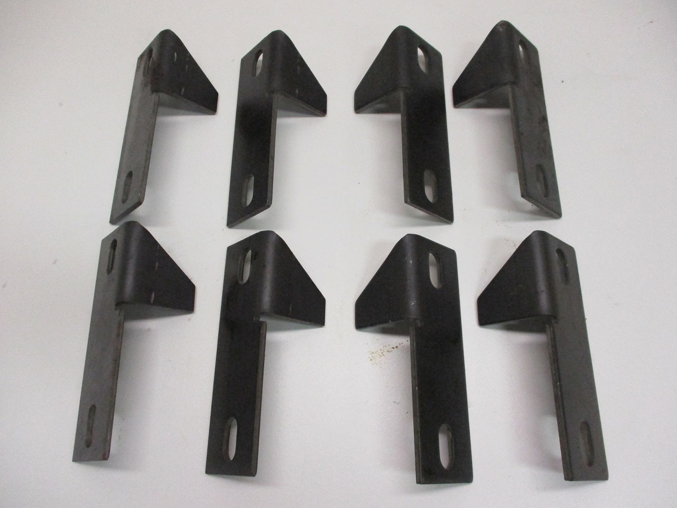 (4) Weld On Steel Pontoon Boat Trailer Bunk Bolster Frame Support Brackets / L-R