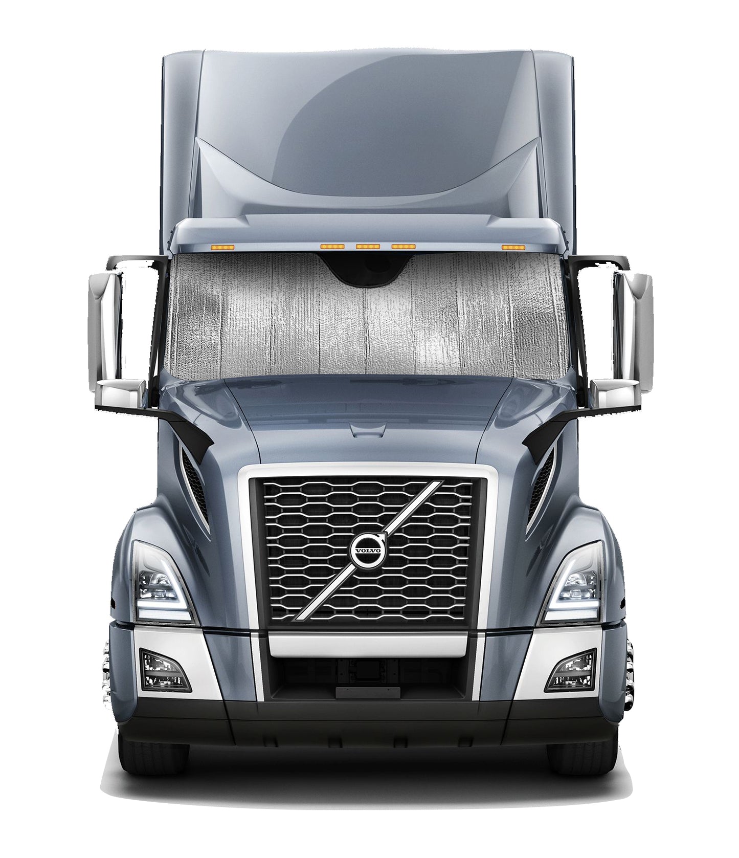 Heavy Duty Windshield Sunshade Kit / Compatible With Volvo VN / VNL 02-23