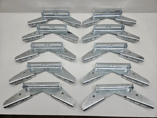 (10) Pontoon Trailer V Wing Brackets Bunk Bolster Boat Pontoon V Wing Brackets